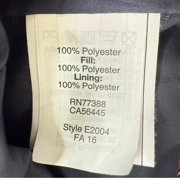 J.Crew Long Sleeve Snap Buttons Zip Up Quilt Field Jacket Patch Pockets XS Black - Picture 9 of 15